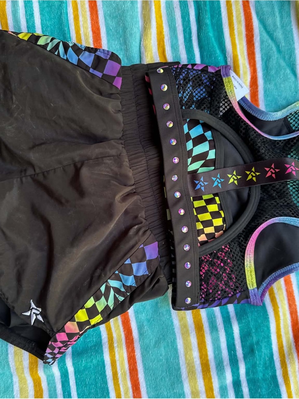 Rebel athletic cheer set YS girl